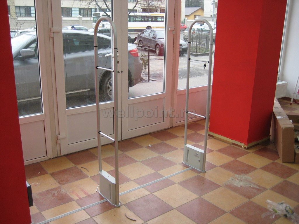 Amenajari magazin porti antifurt wellpoint Bucuresti